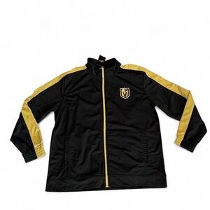 BRAND NEW Vegas Golden Knights black and yellow track jacket #VegasGoldenKnights